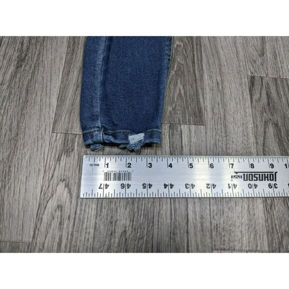 (3/$35) NOBO No Boundaries Size 3 Distressed High Rise Skinny Button Fly Jeans - Picture 10 of 10